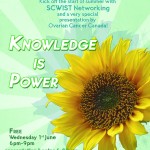 Invitation – SCWIST Networking Event & “Knowledge Is Power” Presentation (June 1, 2011)